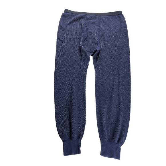 JE Morgan Mens Blue Thermal Underwear Long John Base Layer - Picture 5 of 7